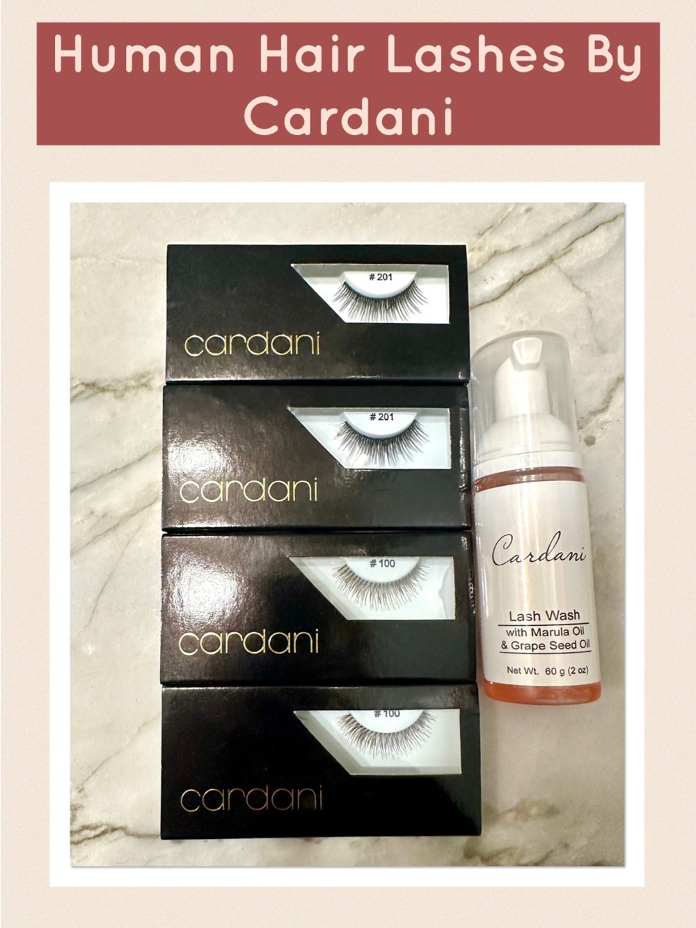 NIB- Human Hair Lash Bundle by Cardani